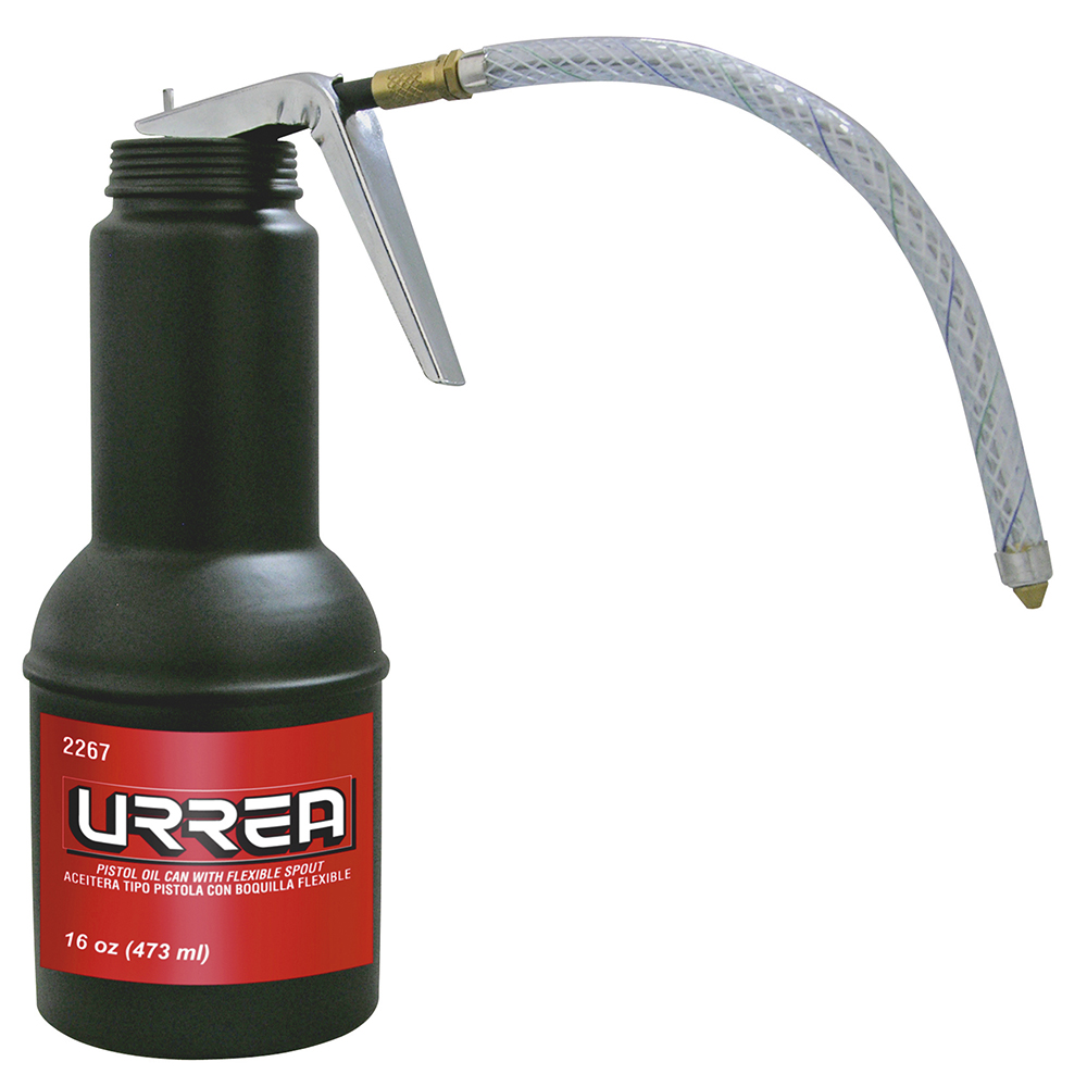 Aceitera flexible tipo pistola de 473 ml, Urrea