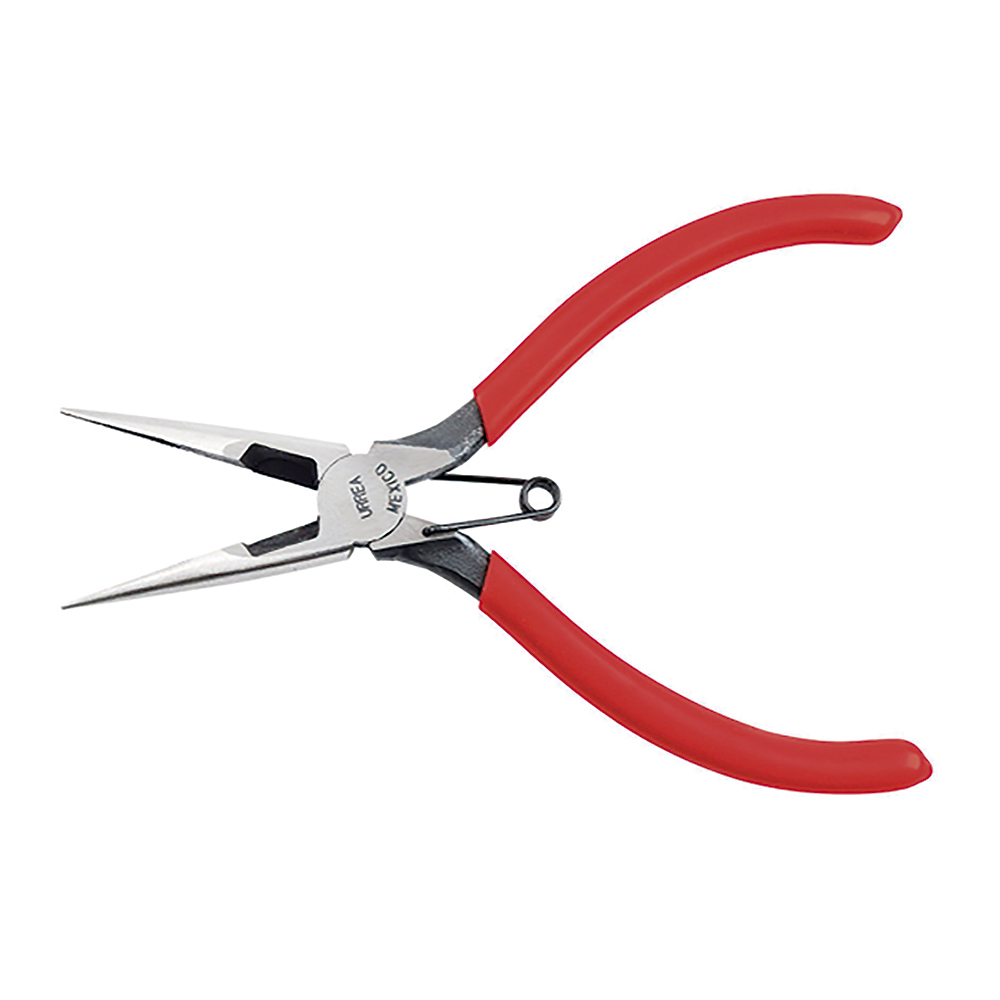 Pinza con mango rubber grip de 6-5/8" con punta larga, Urrea