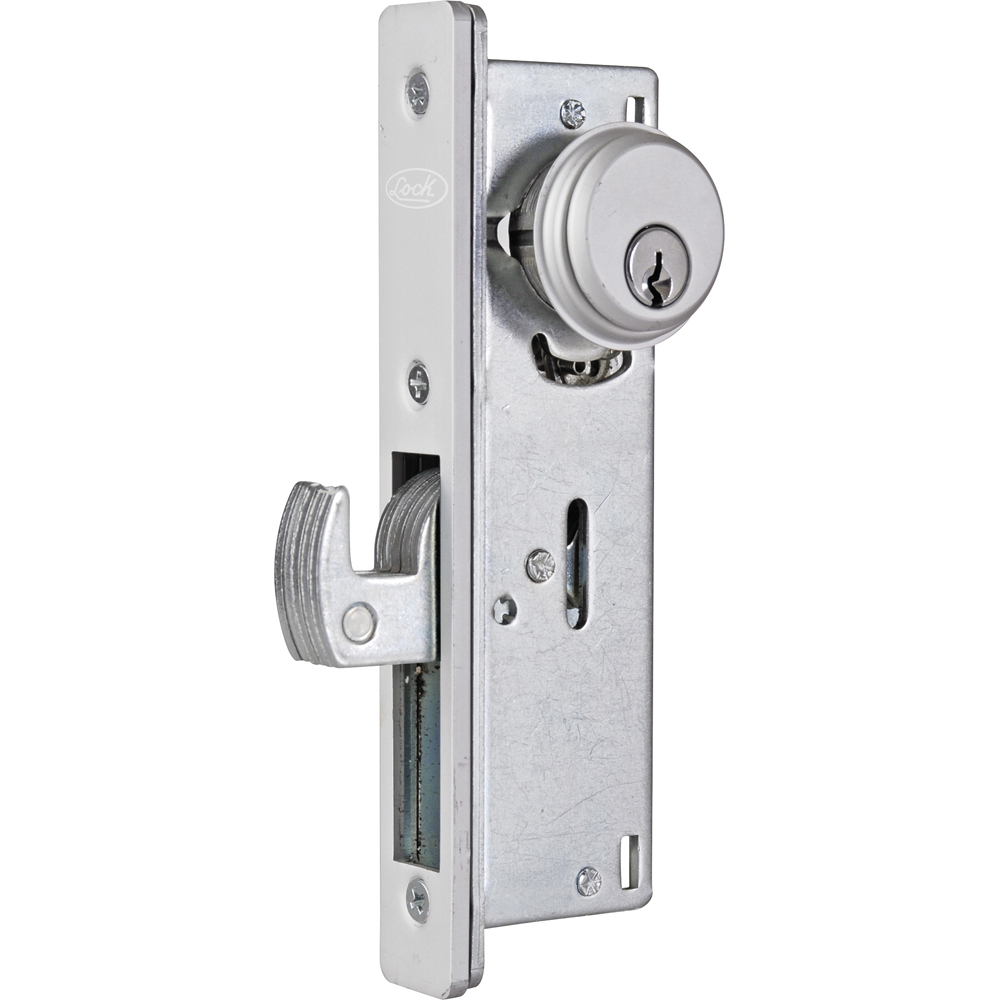Cerradura comercial para puerta de aluminio, de gancho, llave estándar, 28 mm, Lock