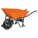 11249 / Carretilla 8 ft3 Neumática, bastidor tubular, Truper
