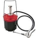 Inyector de grasa con cubeta de alta presión alto volumen de 5 kg, 10,000 psi, Urrea