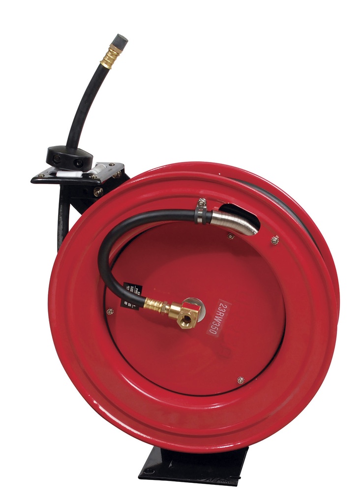 Carrete para manguera de 3/8", largo de 15.2 m, capacidad de 4000 psi, Urrea