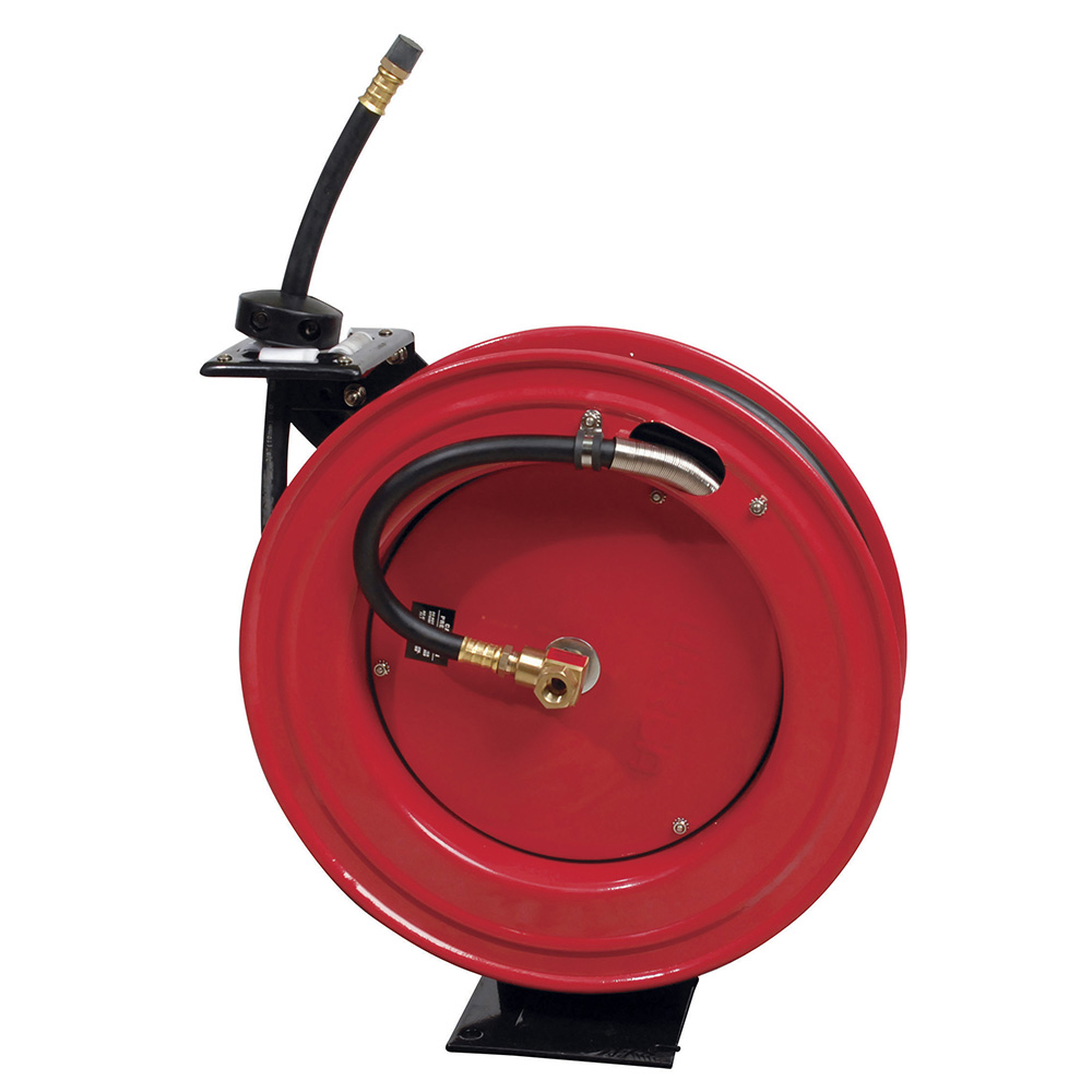 Carrete para manguera de 1/2", largo de 15.2 m, capacidad de 2000 psi, Urrea