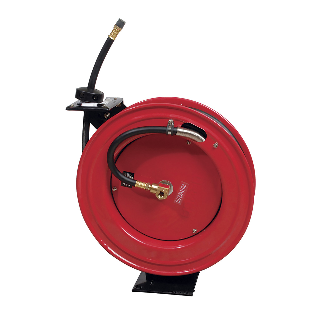 Carrete para manguera de 3/8", largo de 15.2 m, capacidad de 300 psi, Urrea