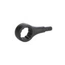 Llave de estrías de alta palanca fosfatizada sin cola métrica, 12 puntas, 55 mm, Urrea