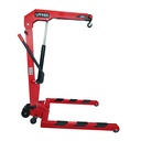 Pluma hidráulica plegable con patas paralelas, 1 ton, Urrea