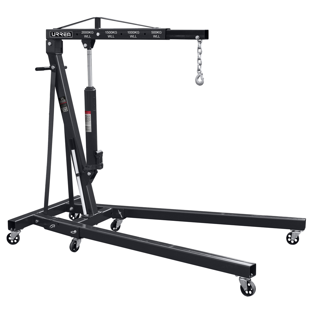 Pluma hidráulica plegable con posición de levantamiento adaptable, 2 ton, Urrea