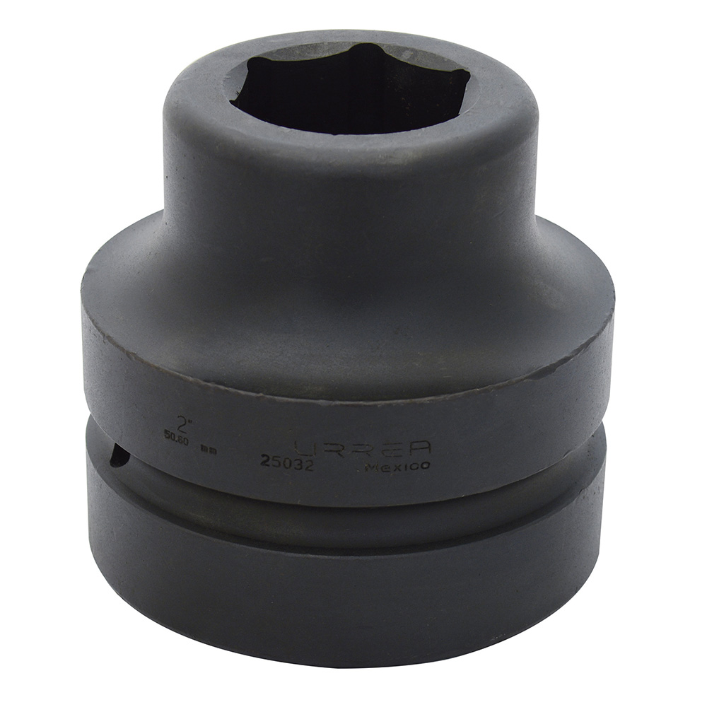 Dado de impacto en pulgadas cuadro de 2-1/2", 6 puntas, 2", Urrea