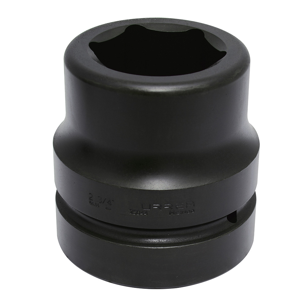 Dado de impacto en pulgadas cuadro de 2-1/2", 6 puntas, 2-3/4", Urrea