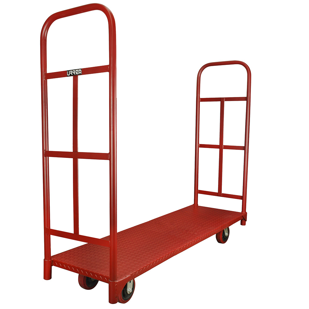 Carro plataforma tipo "U", 165 cm x 49 cm, 1 ton, Urrea