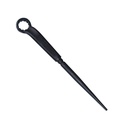 Llave acodada de alta palanca fosfatizada con cola en métrica, 12 puntas, 24 mm, Urrea