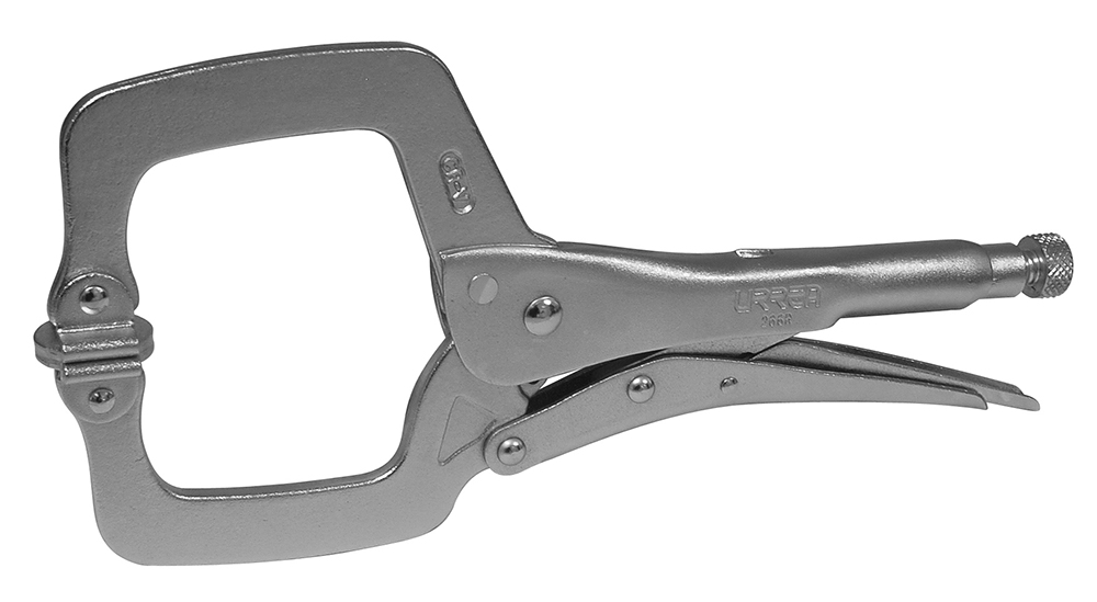 Pinza de presión de 11" ajustable tipo "C", Urrea