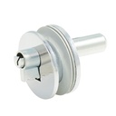 Cerradura para vitrina, cromo brillante, llave estándar, blíster, Lock