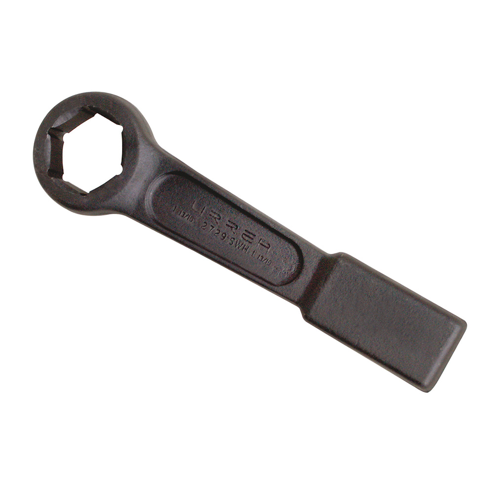 Llave de golpe plana fosfatizada en pulgadas, 6 puntas, 1-13/16", Urrea