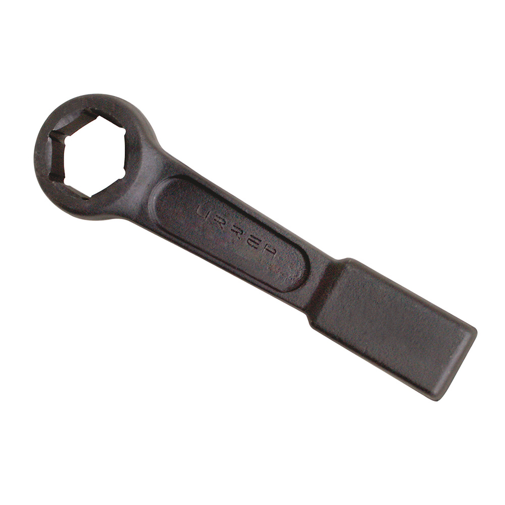 Llave de golpe plana fosfatizada en pulgadas, 6 puntas, 2", Urrea