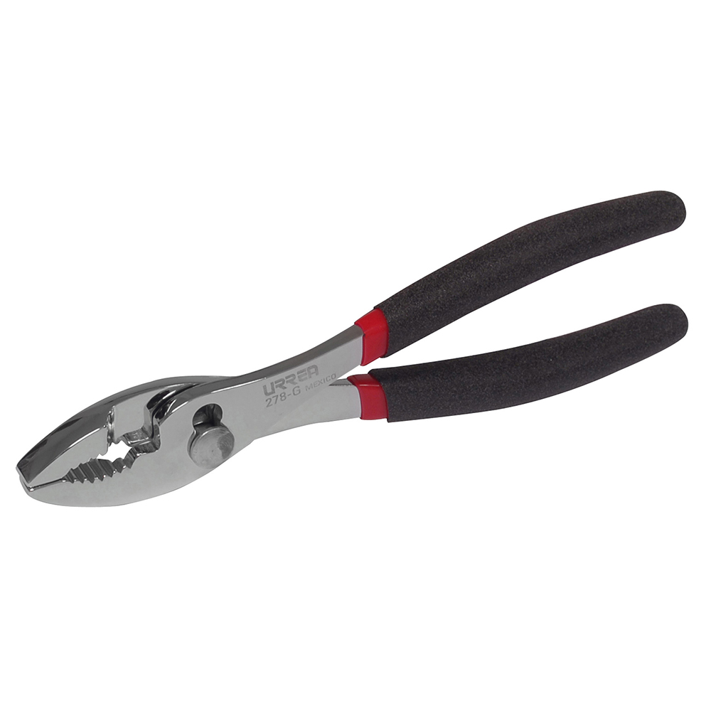 Pinza para mecánico de 8" mango rubber grip, Urrea