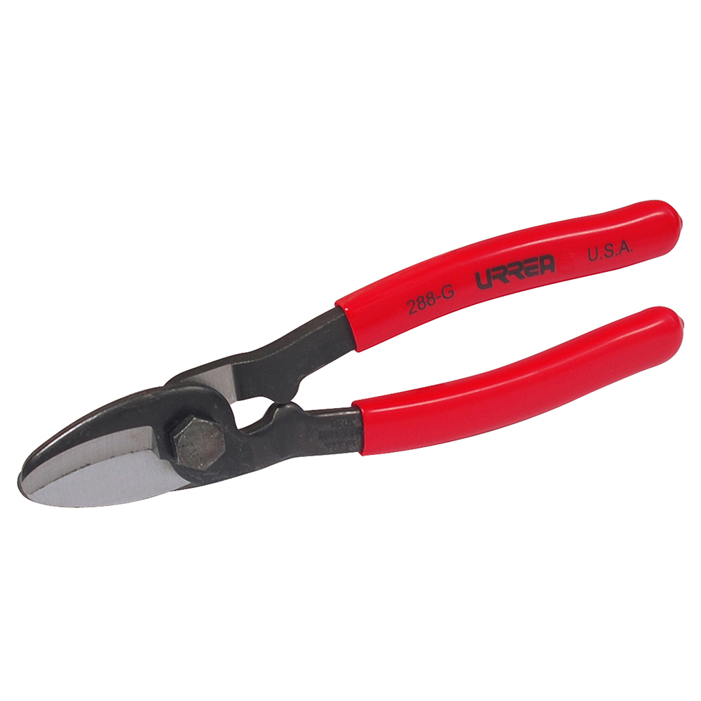 Tijera con mango rubber grip cortacable cobre AWG 2/0, 7-1/2", Urrea