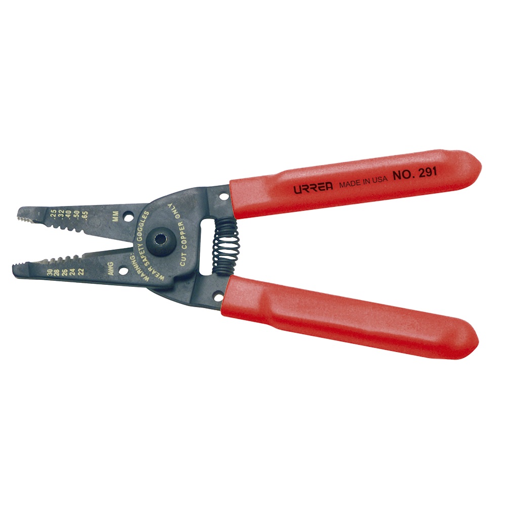Pinza con mango air cushion pelacable 10-22 AWG de 6-3/4" alta palanca, Urrea
