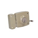 Cerradura de sobreponer función instala fácil, izquierda, 2 bulones, llave estándar, en ca, Lock