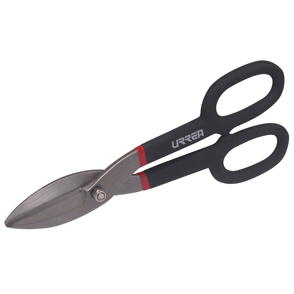 Tijeras con mango rubber grip para hojalatero 10", Urrea