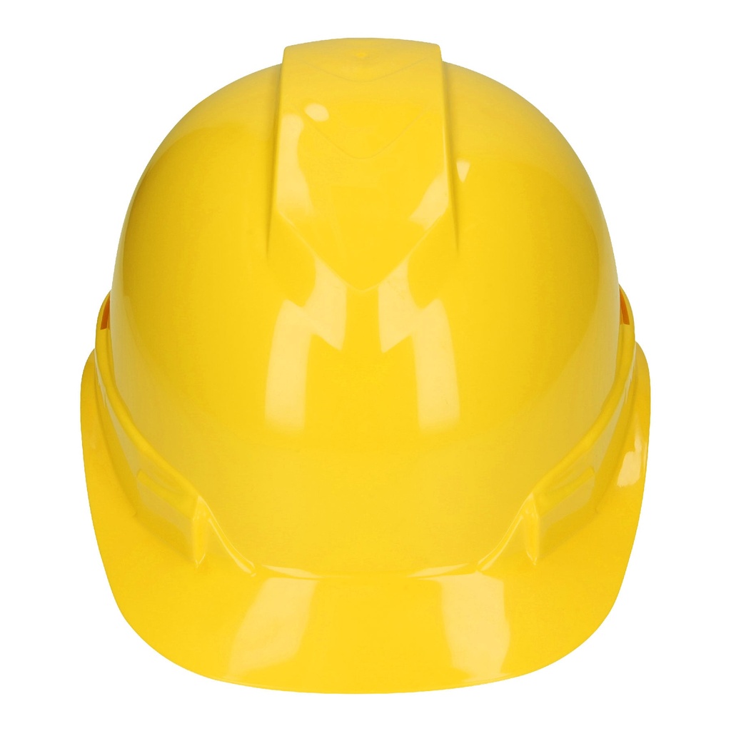101257 / Casco de seguridad ventilado, ajuste de matraca, amarillo, Truper