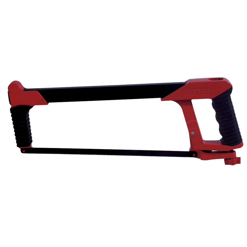 Arco de segueta de alta tensión fijo con mango bimaterial 12", 16", Urrea