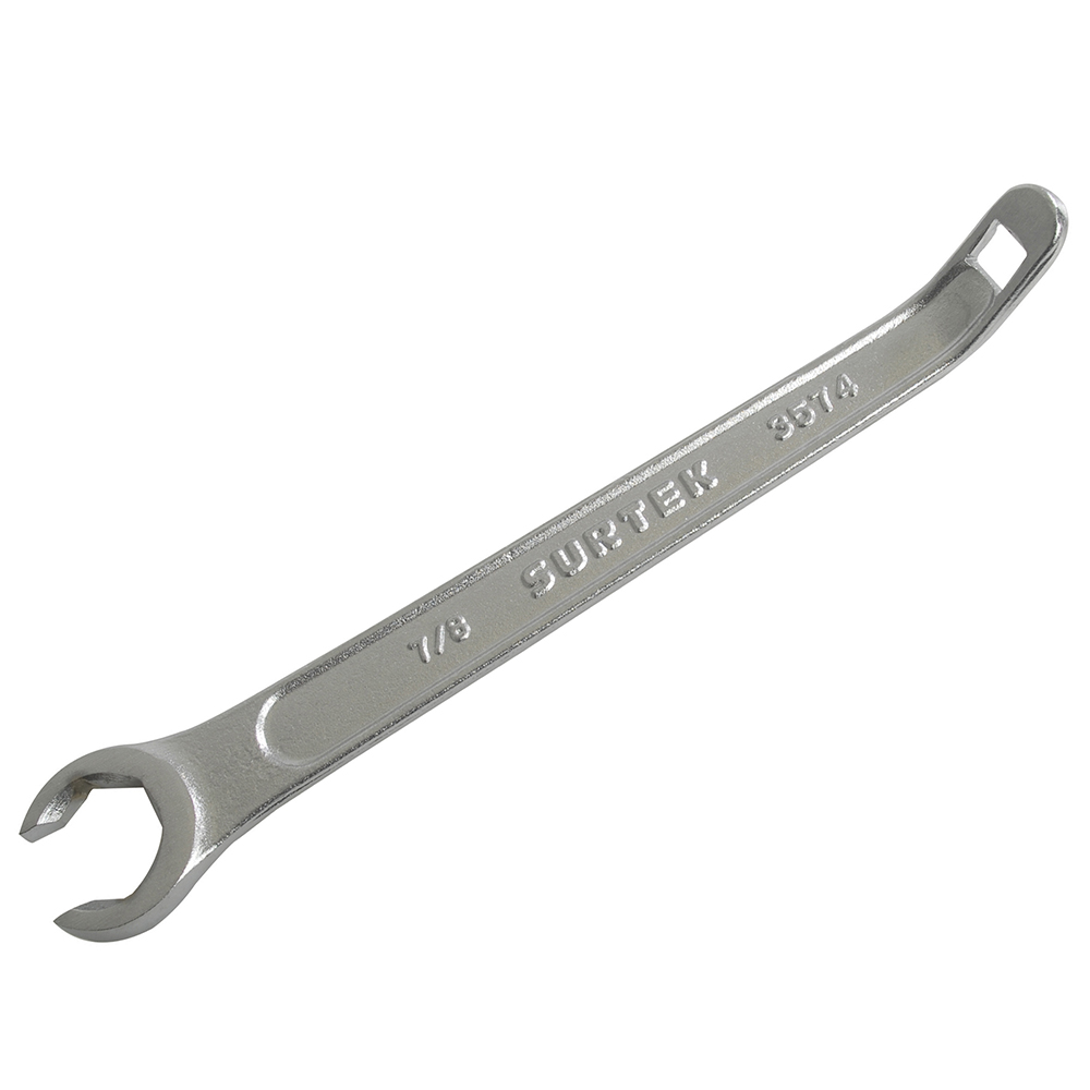 Llave para tanque de gas cromada 7/8", Surtek
