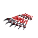 Juego de pinzas para anillos de retención convertibles con mariposa, 12 piezas, Urrea