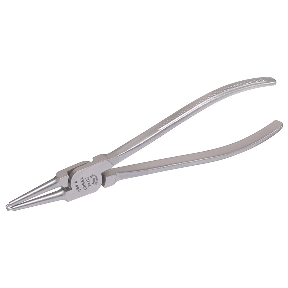 Pinza con mango rubber grip para anillos de retención forjadas tipo interno ángulo de 0°, Urrea