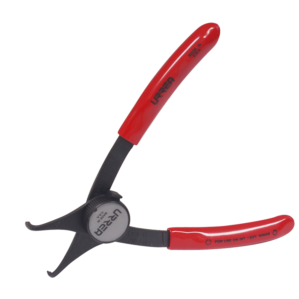 Pinza para para anillos de retención convertibles con perilla .070 ángulo de 90°, Urrea