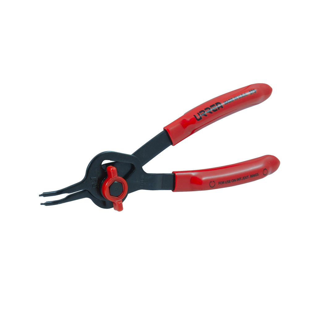 Pinza para para anillos de retención convertibles con mariposa .090 ángulo de 0°, Urrea