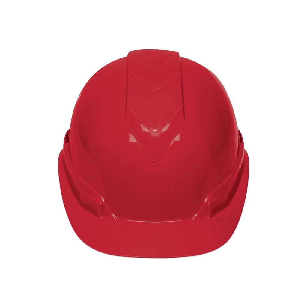 101271 / Casco de seguridad ventilado, ajuste de matraca, rojo, Truper