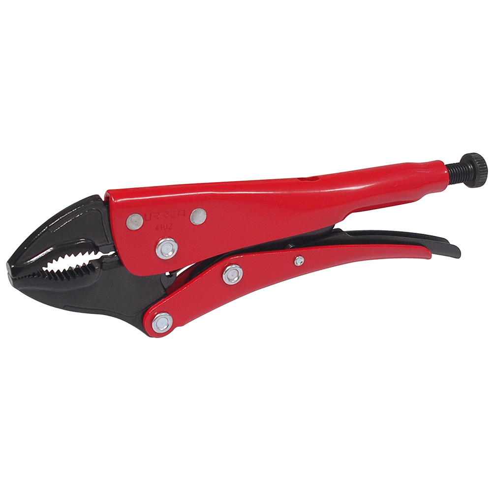 Pinza de presión de 7-31/64" quijada curva, Urrea