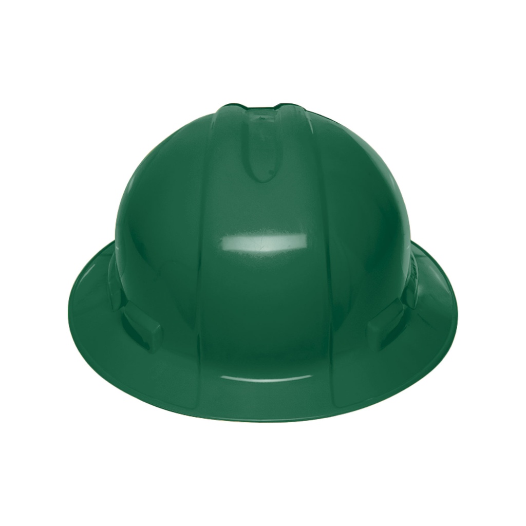 10572 / Casco de seguridad ala ancha, verde, Truper