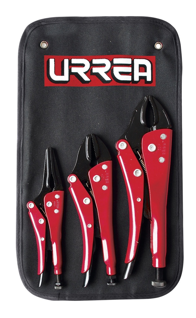 Juego de 3 pinzas de presión, Urrea