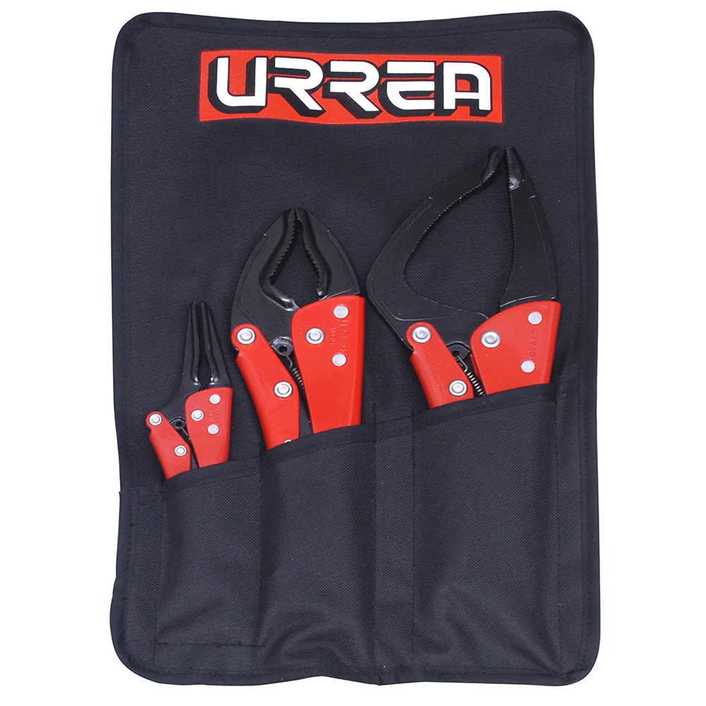 Juego de 3 pinzas de presión para uso automotriz, Urrea