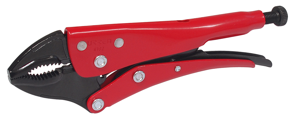 Pinza de presión de 9-1/4" quijada curva, Urrea