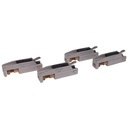 Juego de 4 micro grip 3-5/8", Urrea