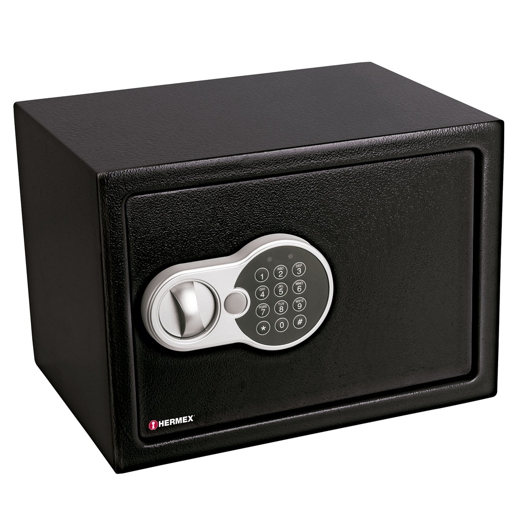 43080 / Caja de seguridad electrónica, chica, Hermex