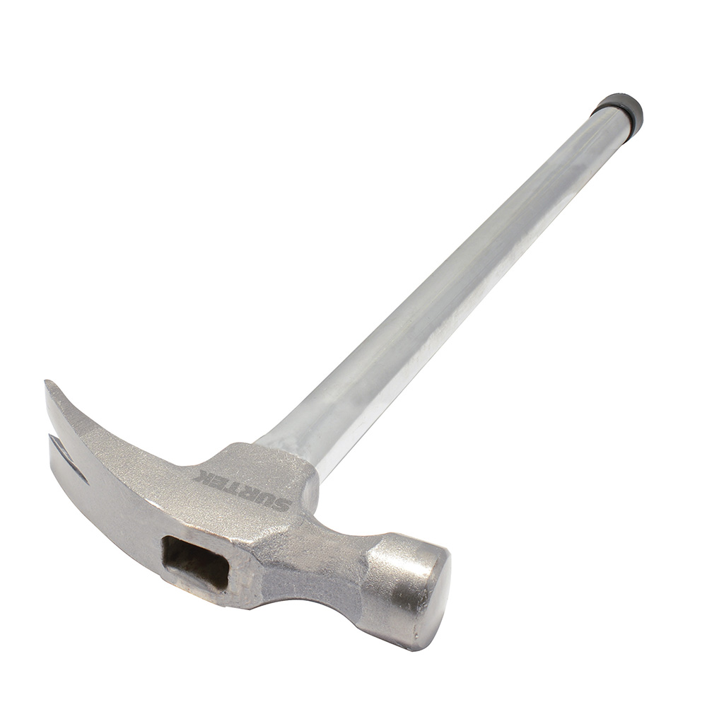 Martillo de uña recta con mango largo tubular de 20", 20 oz, Surtek