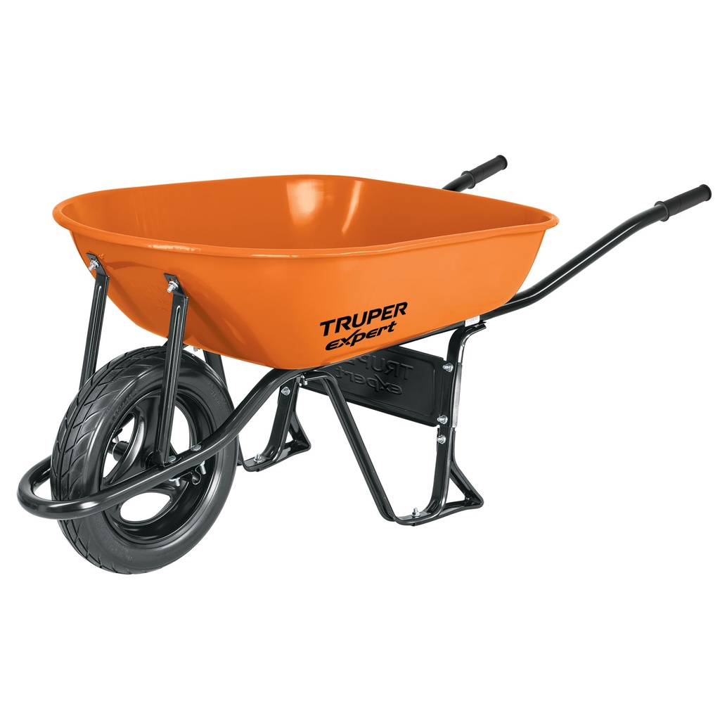 100416 / Carretilla 5.5ft3 Imponchable bastidor tubular,Truper Expert