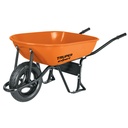 100416 / Carretilla 5.5ft3 Imponchable bastidor tubular,Truper Expert