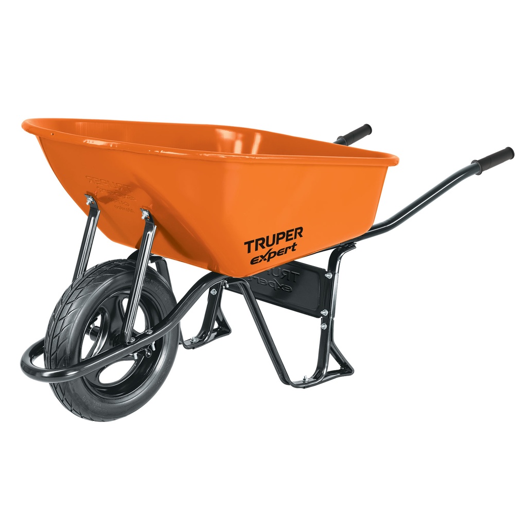 100417 / Carretilla 6ft3 Imponchable, bastidor tubular, Truper Expert
