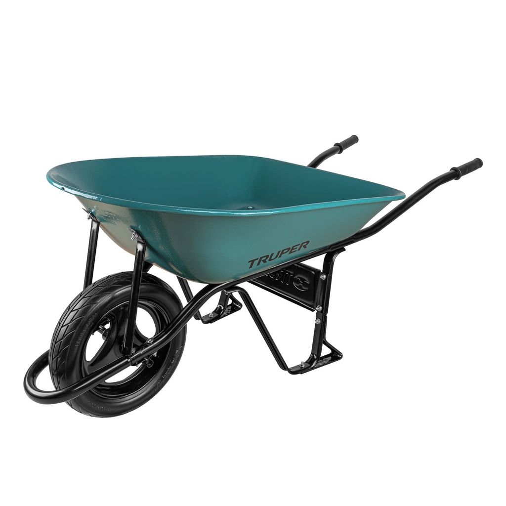 10079 / Carretilla 5 ft3 Imponchable, bastidor tubular, Truper