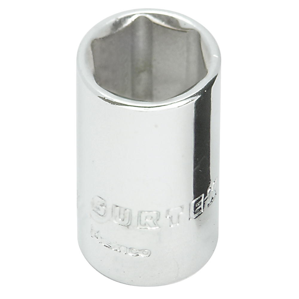Dado métrico cuadro de 1/4", 6 puntas, 9 mm, Surtek