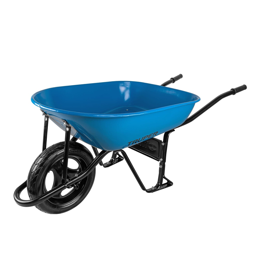 10252 / Carretilla 5.5 ft3 Imponchable, bastidor tubular, Truper