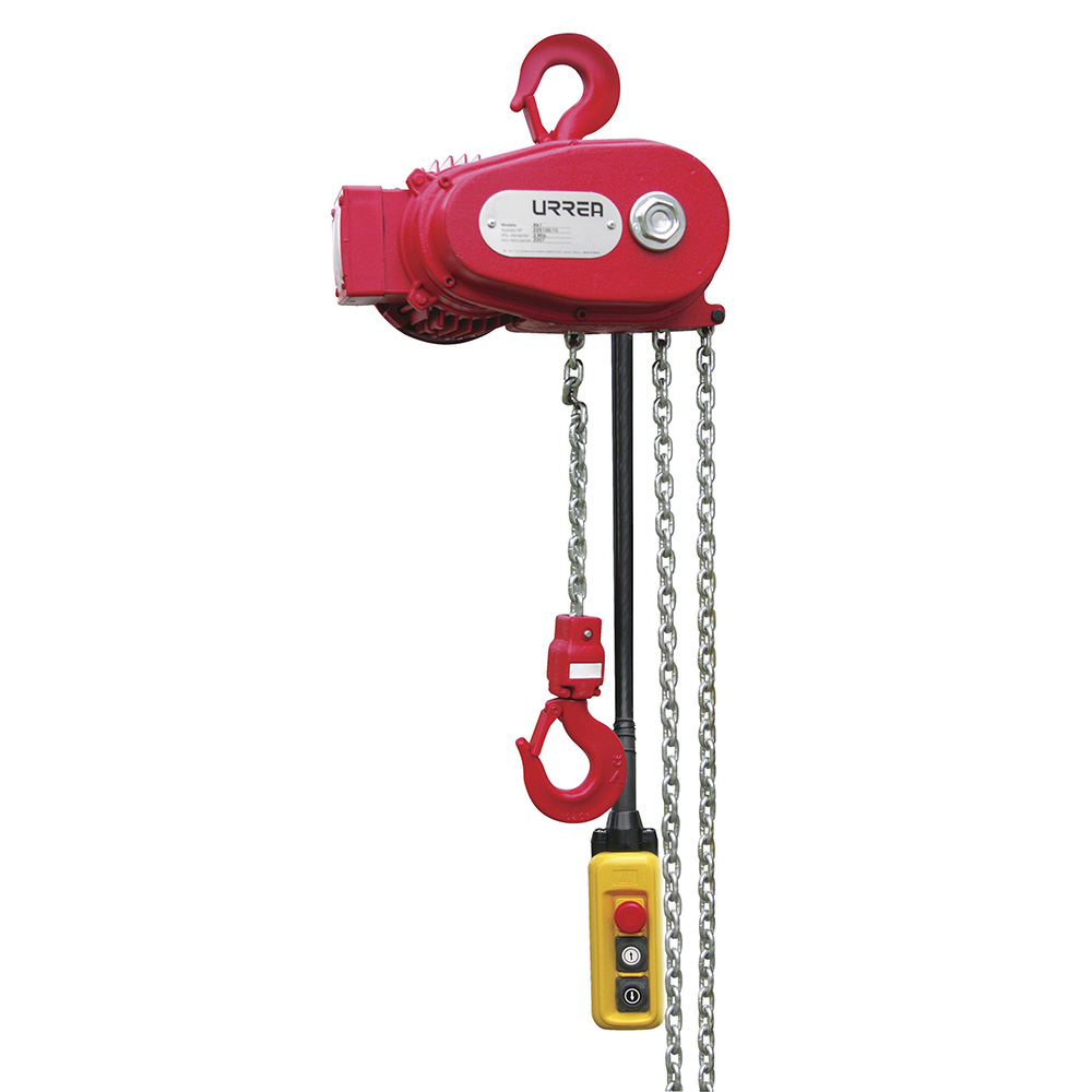 Polipasto eléctrico 1 ton, cadena 3 m, Urrea