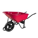 10255 / Carretilla 6 ft3 Imponchable, bastidor tubular, Truper