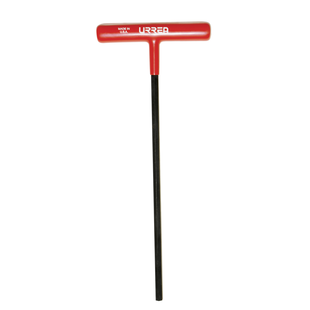 Llave hexagonal larga tipo "T" ergonómica en pulgadas, 1/4", Urrea