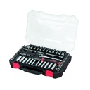 Juego de dados y accesorios cuadro de 1/4" combinado, 70 piezas, Urrea